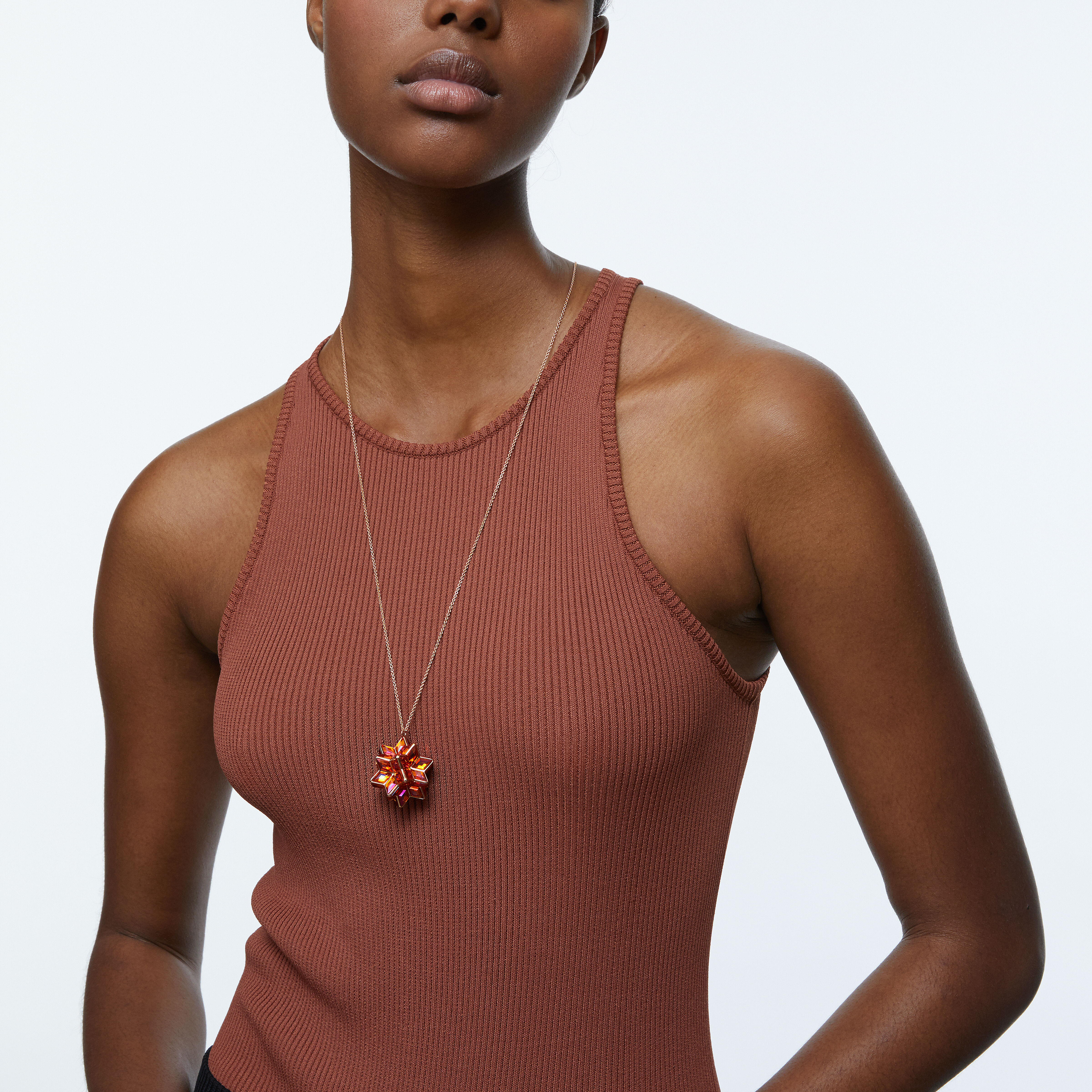 Swarovski geometric necklace shop